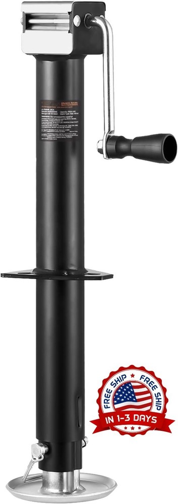 Gato para remolque tipo A de 5000 libras, recorrido vertical de 15 pulgadas NEW