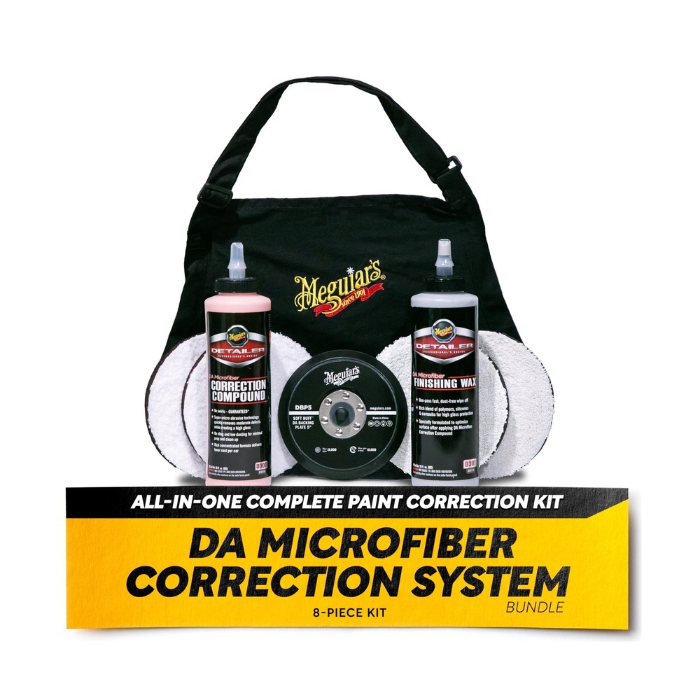 Meguiar's DA Microfiber Correction System 5" Starter Kit, Complete ... Fast Ship