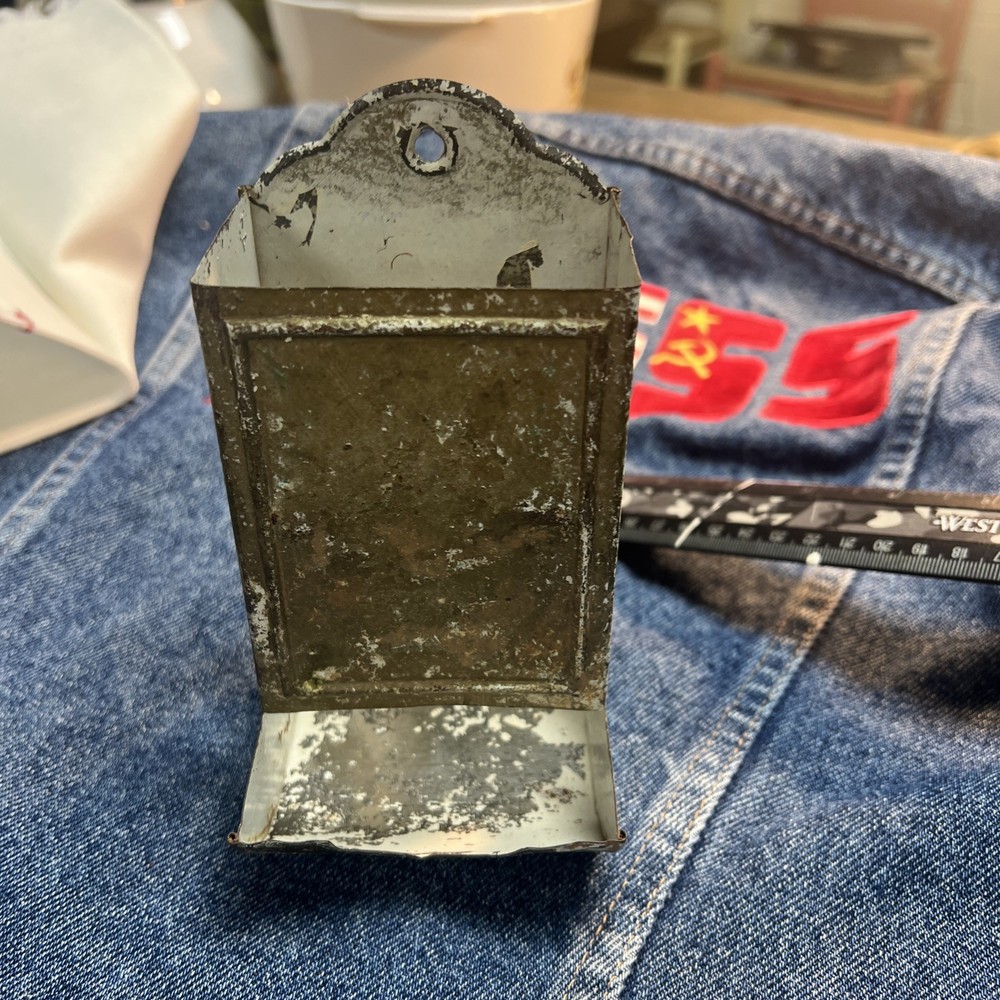 Vintage Wall-Mounted Match Stick Holder