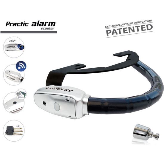 Handlebar lock ALARM Artago SEGWAY E110S-E110SE-E125S-EV-(22)-1712ALM