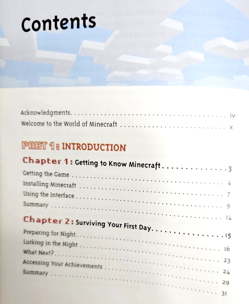 2015 Visual Guide to Minecraft Tips Hints Projects Clark Dunsmann Moltz Book