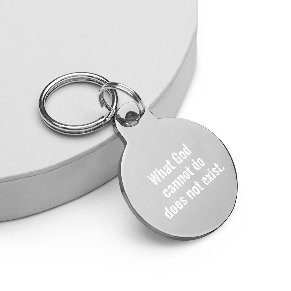 Engraved pet ID tag