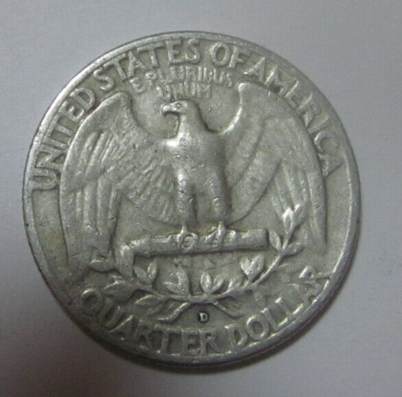 1959 D Washington Silver Quarter 90% Silver