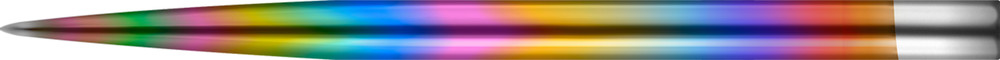 Mission Glide Dart Points - Replacement Smooth Points - Rainbow - Length 38mm