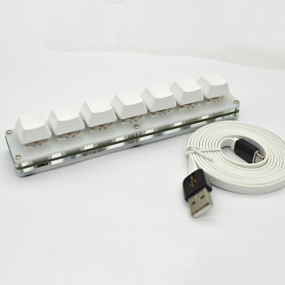 7 Keys HID Standard Keyboard USB Interface Custom Macro Mini Mechanical Keyboard