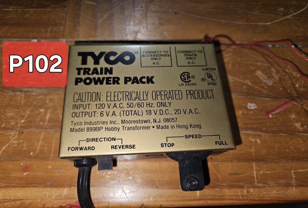 HO GUAGE TYCO BRAND TRANSFORMER, DC TESTED GOOD