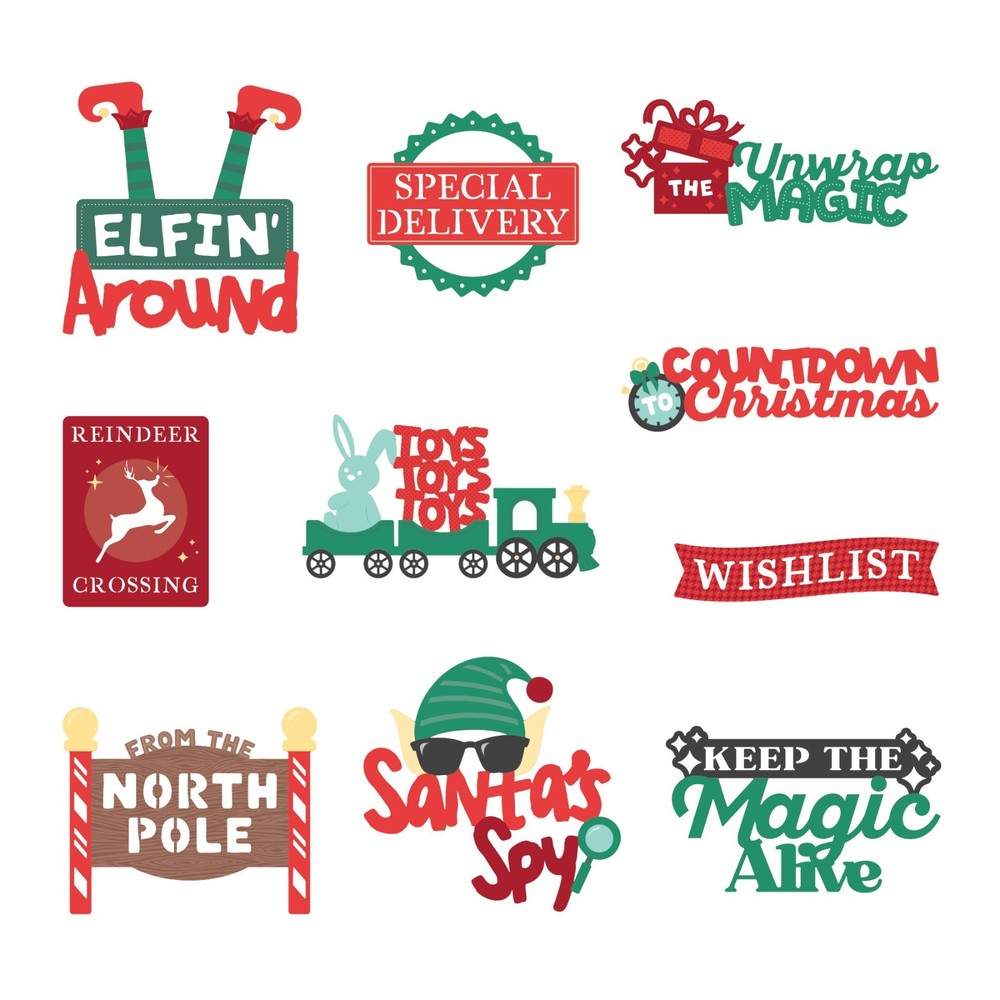 Creative Memories Santa's Workshop Decorative Bundle