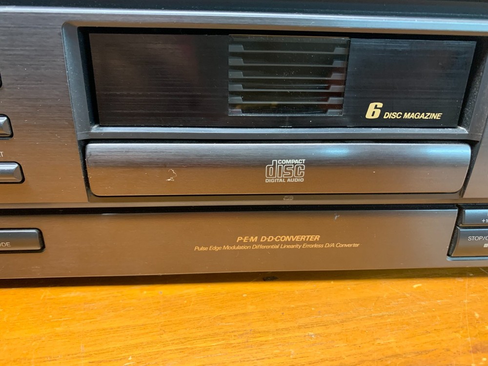 JVC MX-C7 Compact Component Stereo System 6 Disc CD Dual Cassette Player & Tuner