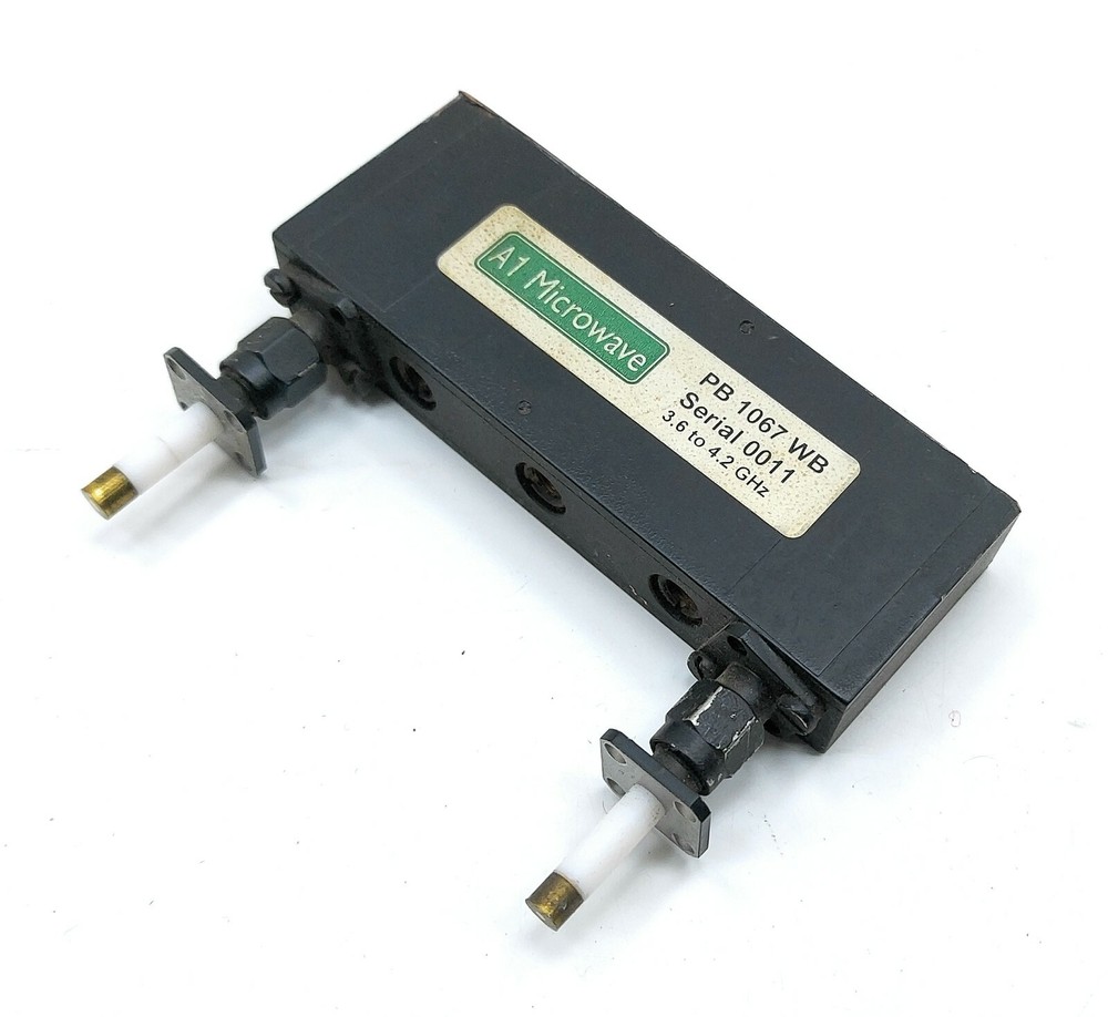 A1 Microwave PB1067WB C-Band Satcom Receiver Protection Filter