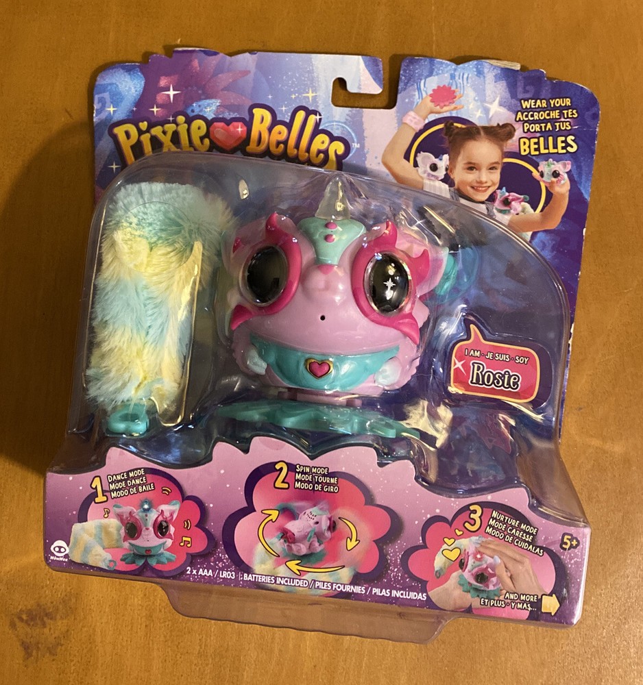 Wowwee Pixie Belles - Rosie (Pink) - Interactive Enchanted Toy (Damaged Box)