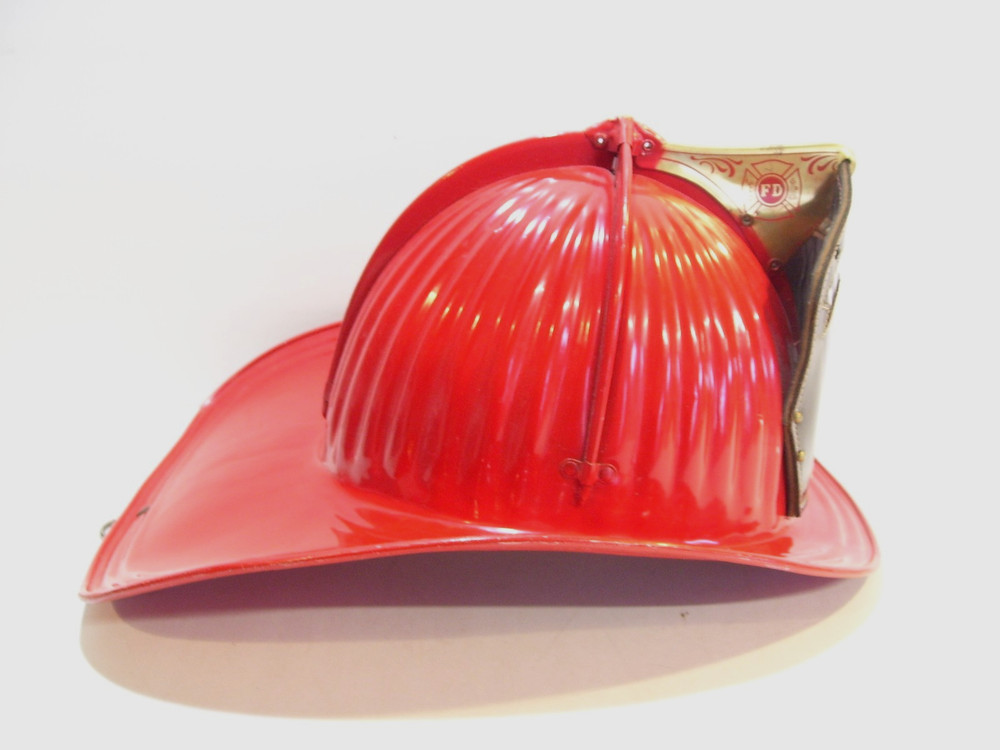 Cairns Senator Fireman's Fund Fire Helmet, Vintage J code 1965
