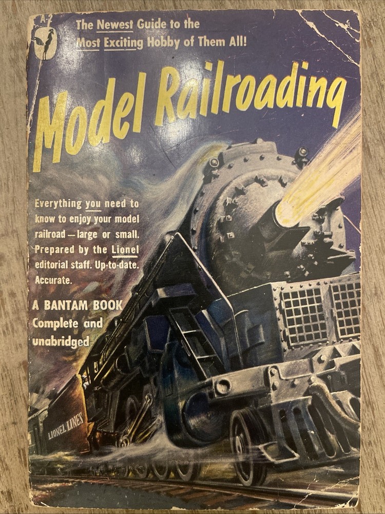 1950 MODEL RAILROADING BANTAM PAPERBACK BOOK