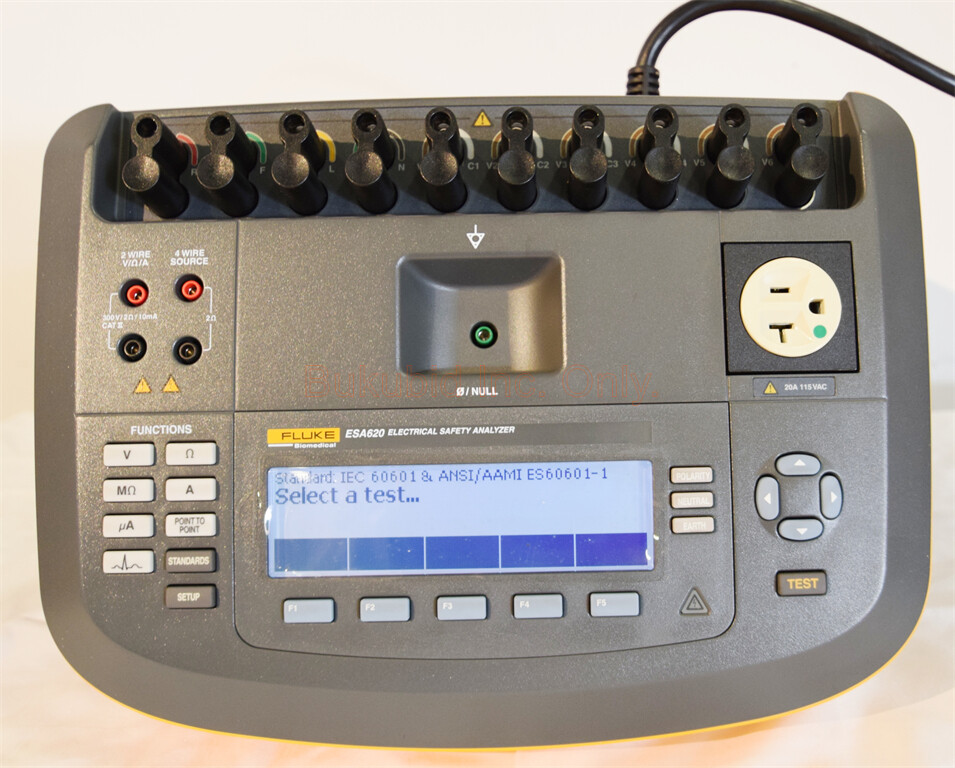 Fluke ESA620 Electrical Safety Analyzer with Software & Accessories