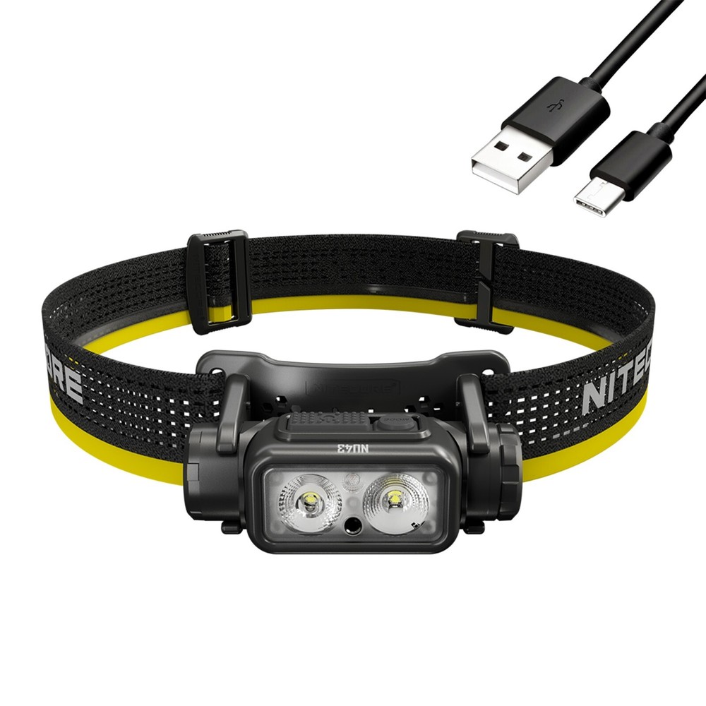 NITECORE NU43 1400-lumens USB-C Rechargeable Headlamp