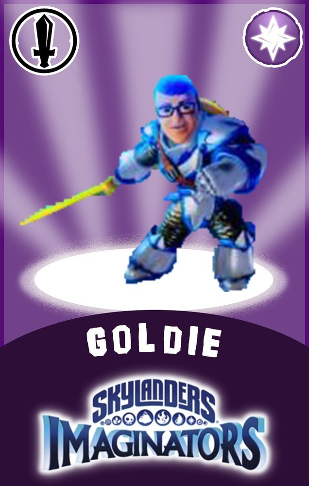 Skylanders Imaginators Goldie NFC Card