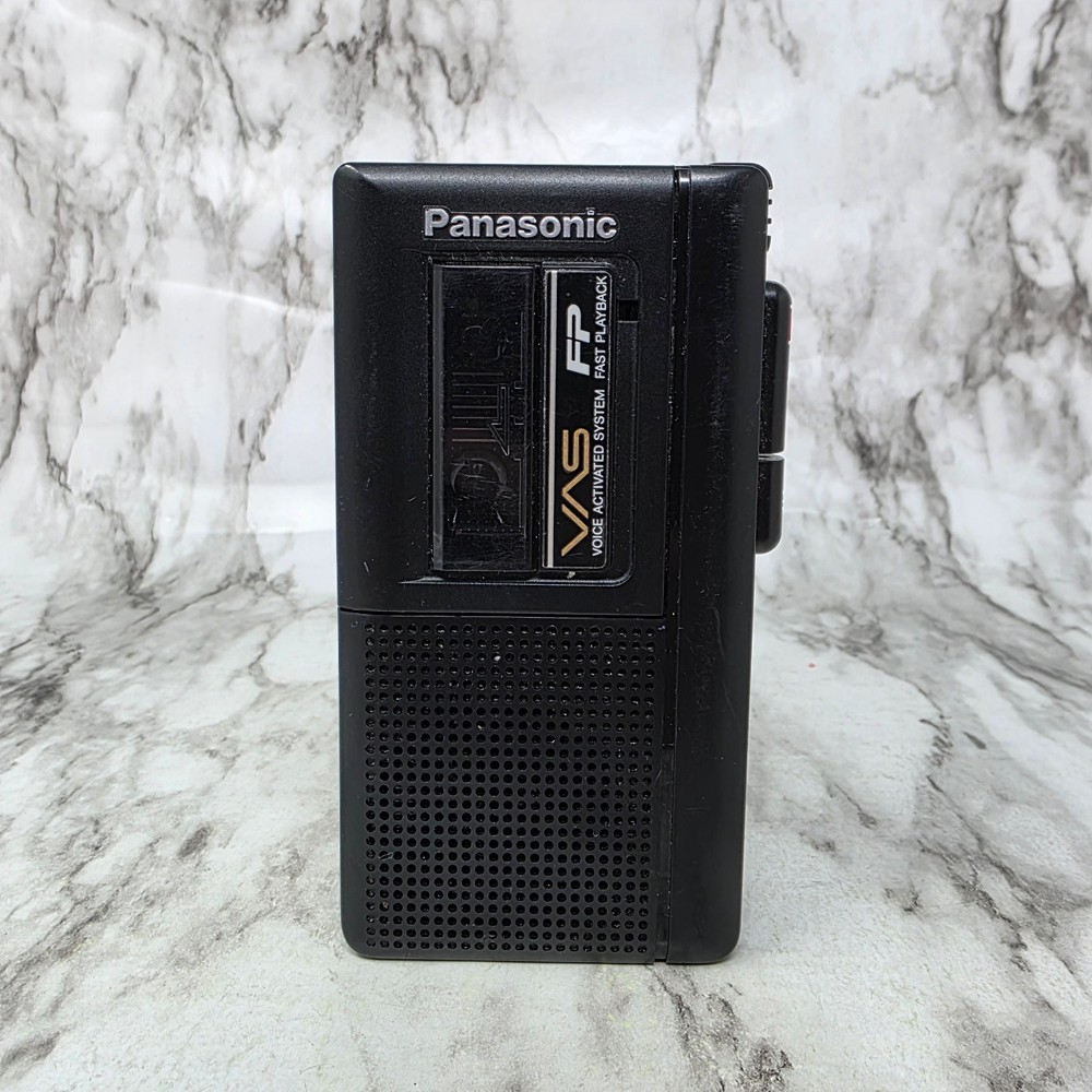 Panasonic MicroCassette Recorder RN-104 Voice Activated System Fast Playback
