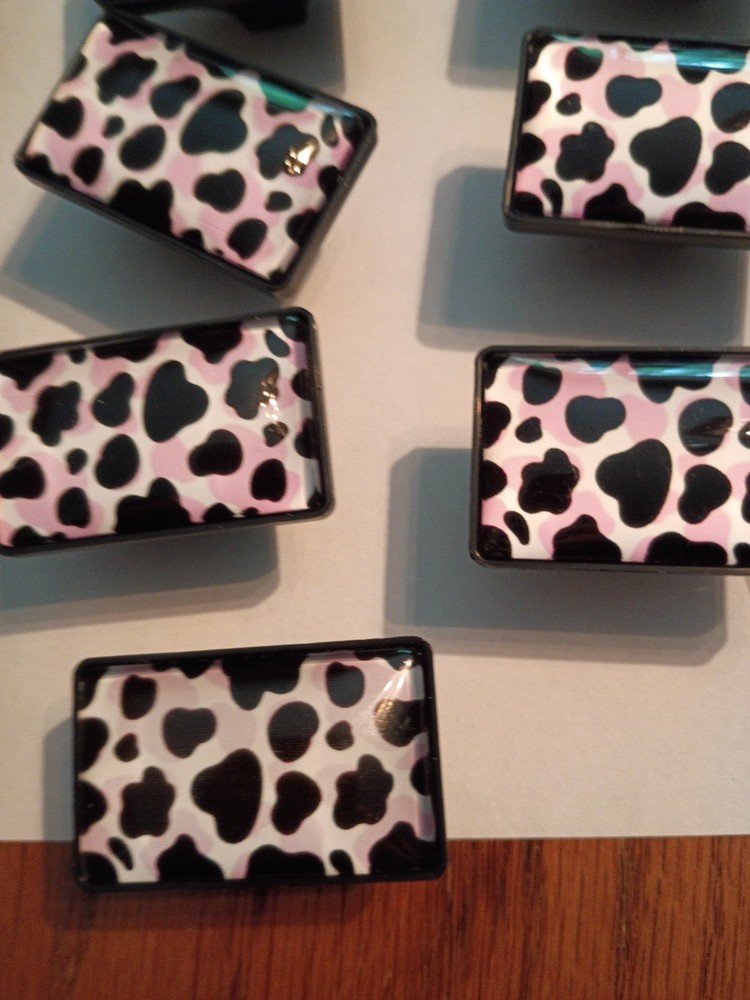 18 PINK LEOPARD CABINET KNOBS