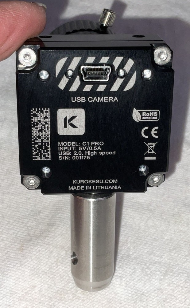 KUROKESU C1 PRO DIGITAL USB CAMERA +Thorlabs Rails & Mount+LENS 12 MP 10X Encode