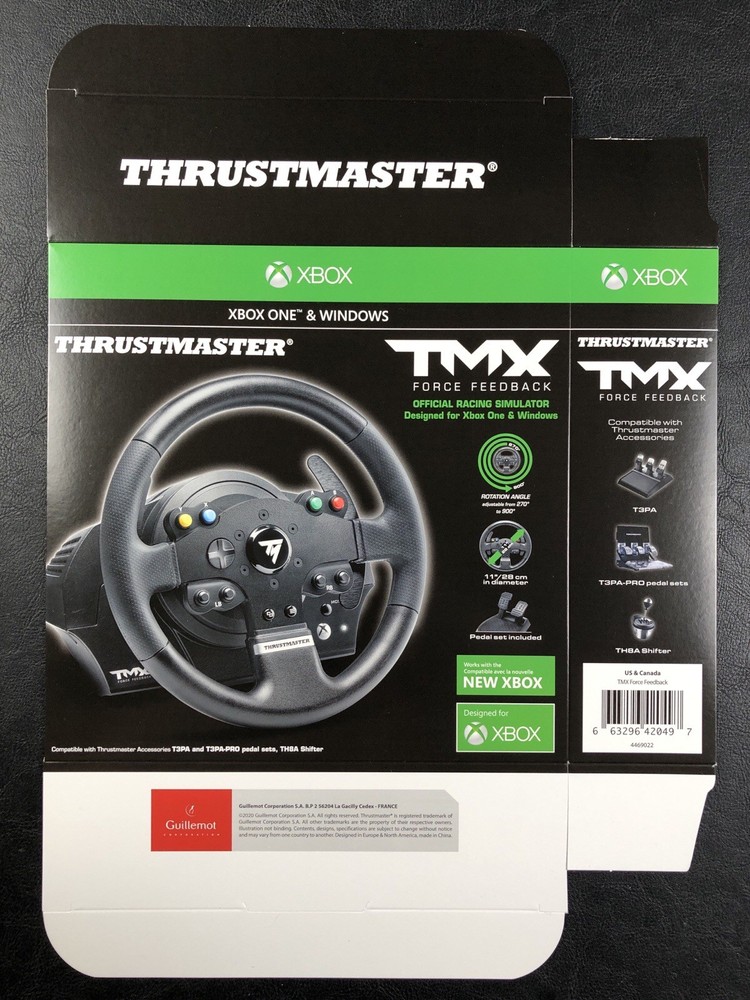 Thrustmaster PlayStation Xbox Wheel & Sticks - Store Use Display Boxes Only