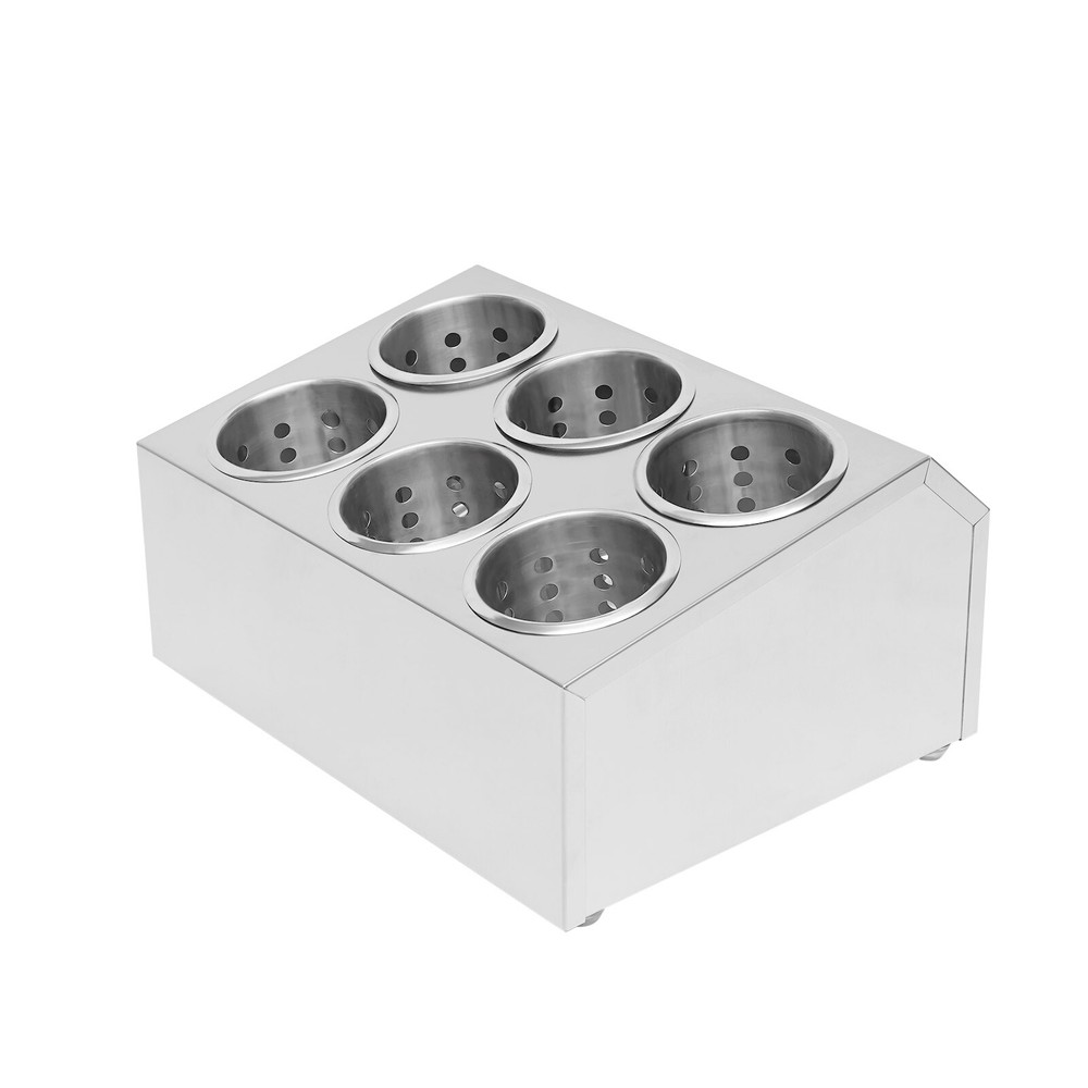 Stainless Steel Kitchen Utensil Holder Container Flatware Caddy Organizer Tool
