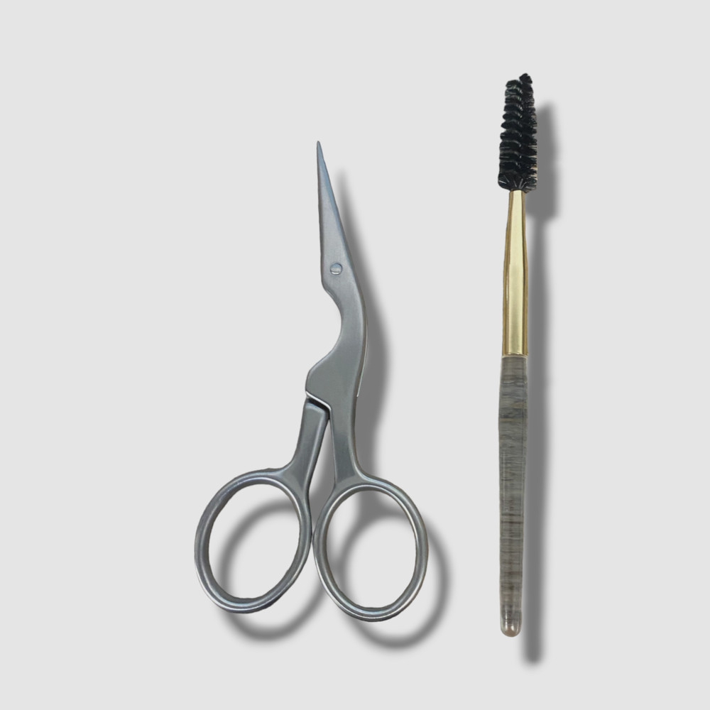 TWEEZERMAN Brow Shaping Scissors & Brush Set