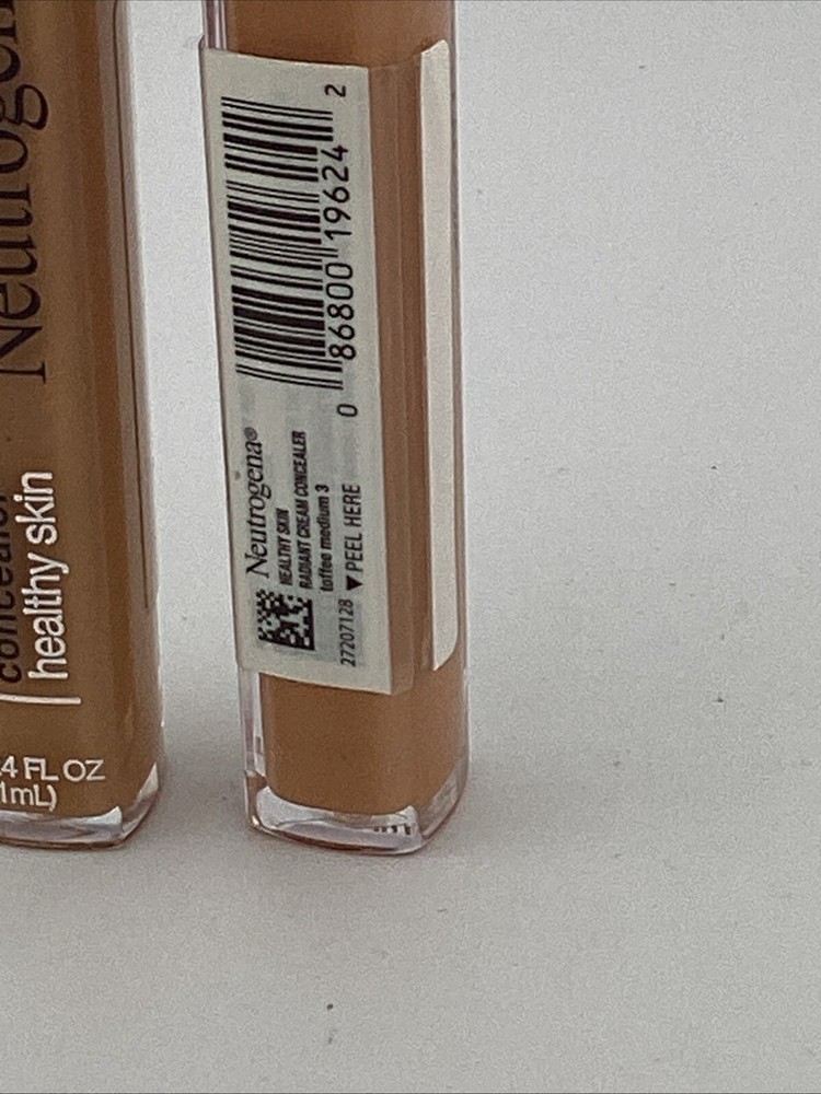 2 Pack Neutrogena Radiant Concealer Toffee Medium 3
