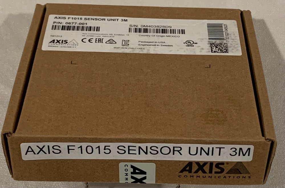Axis F1015 Sensor Unit 3M, P/N:0677-001