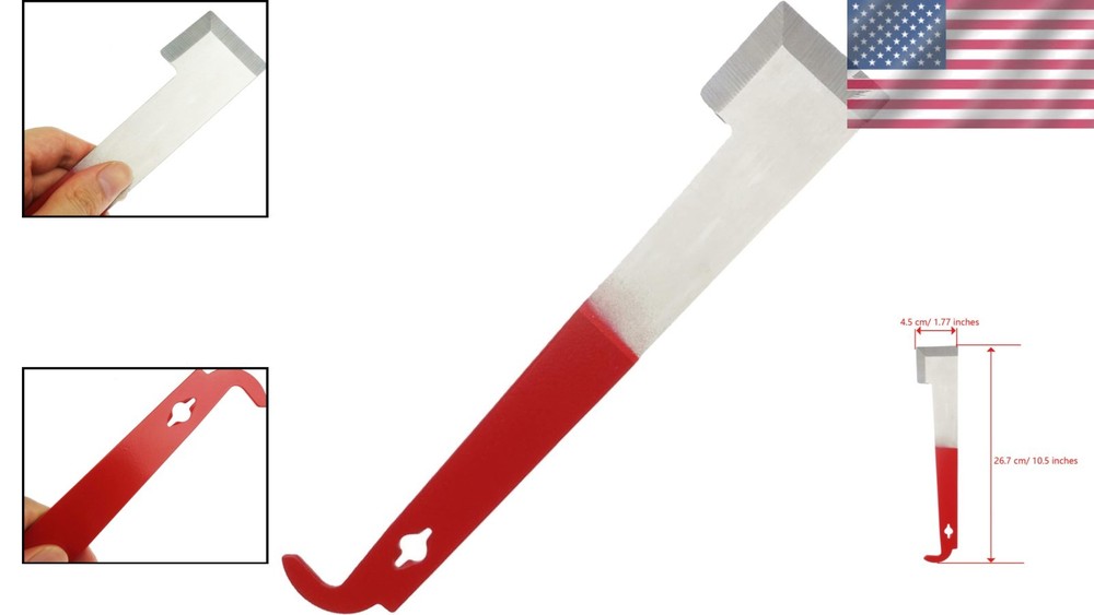 Long-lasting Beekeeping Hive Tool - J Hook for Frame Lifting & Wax Removal
