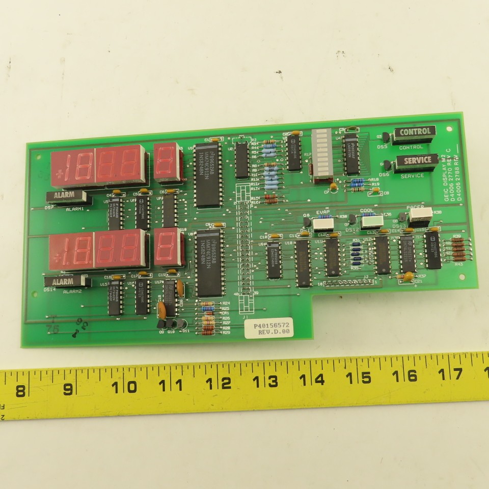 General Eastern D 4006 2770 Hygrometer M2 Display Circuit Board
