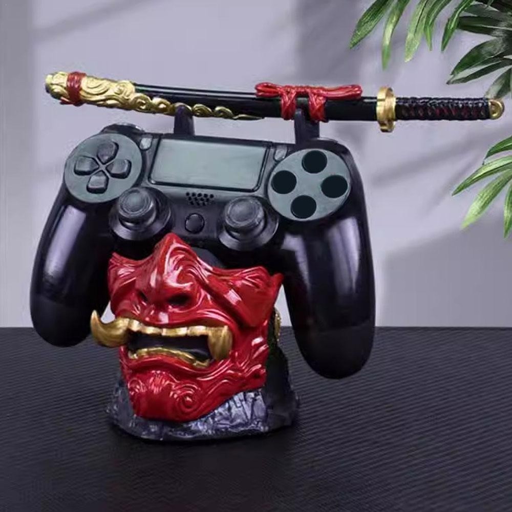 👺 Ghost of Tsushima Samurai Controller Stand 🎮 Fits PS5/PS4/Xbox/Switch 🎁