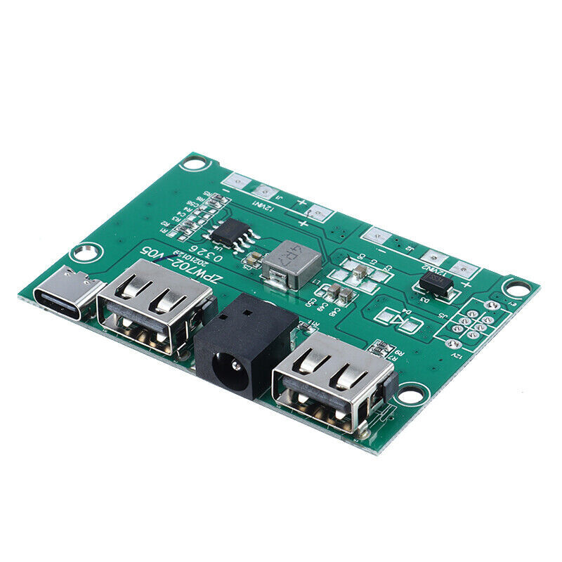 DC Type C Electronic Charge Controller Solar Panel Regulator Dual USB Output C#