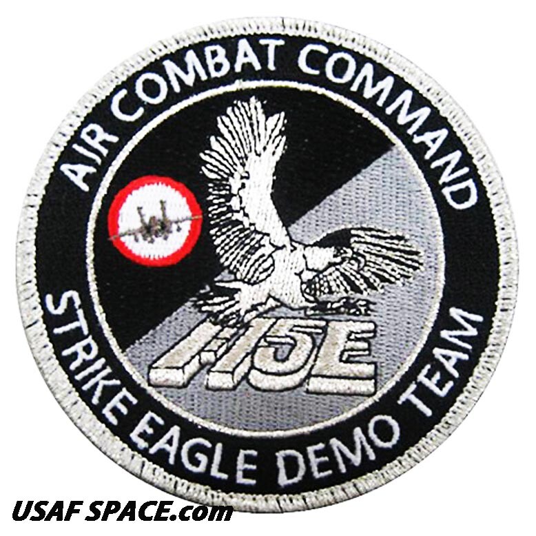 USAF 4th FIGHTER WING - ACC STRIKE EAGLE DEMONSTRATION TEAM - ORIGINAL PATCH