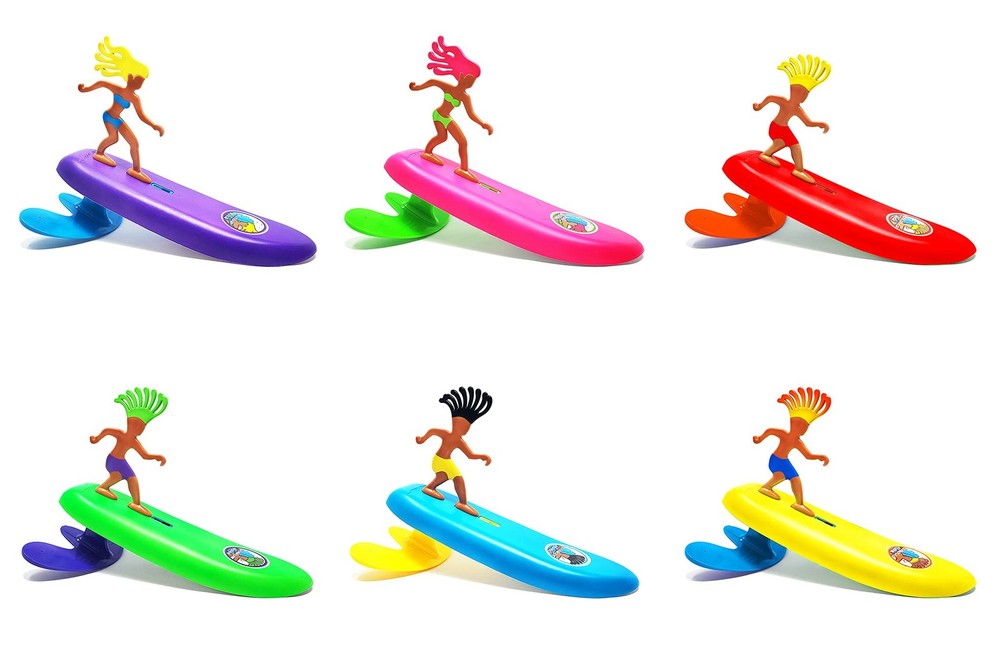 Classics Wave Powered Mini-Surfer and Surfboard Toy - Hossegor Hank