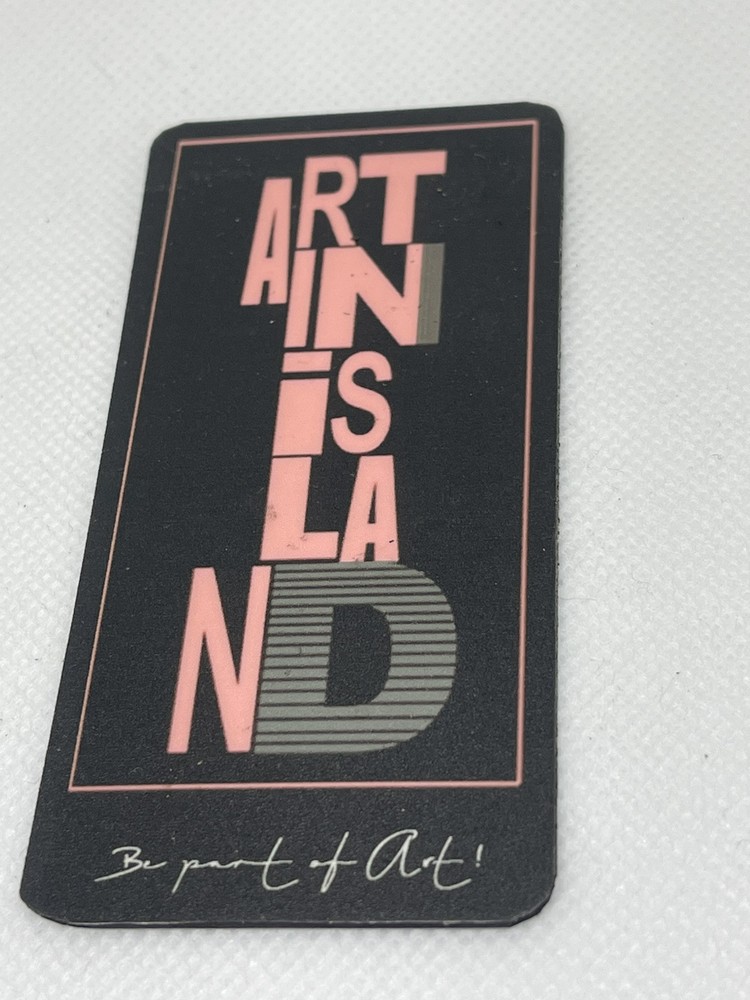 Vintage ART fridge magnet