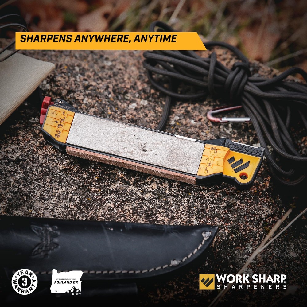 Guided Field Sharpener Compact Travel Knife Sharpener Diamond Tool