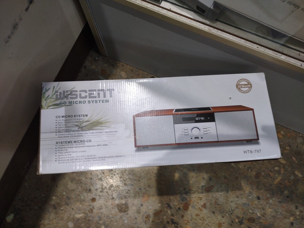 Nostalgic Bluetooth Stereo System for Home, WISCENT Vintage Micro HiFi Systems