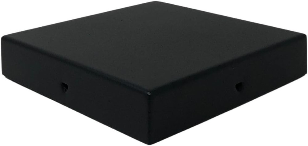 Nuvo Iron PCP25BLK Eazy Flat Pyramid Post Cap, *4 PACK*