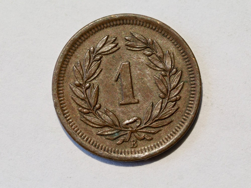 Switzerland, 1 Rappen 1902