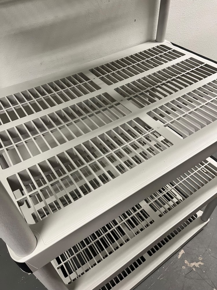 5-Tier Easy Assembly Multi-Purpose Plastic Storage Shelving Unit