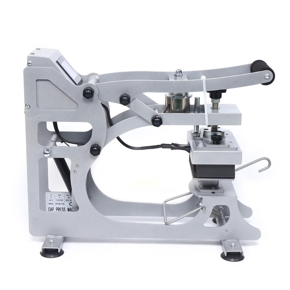 2in1 Magnetic Semi-automatic Cap Hat Heat Press Transfer Sublimation Machine LCD