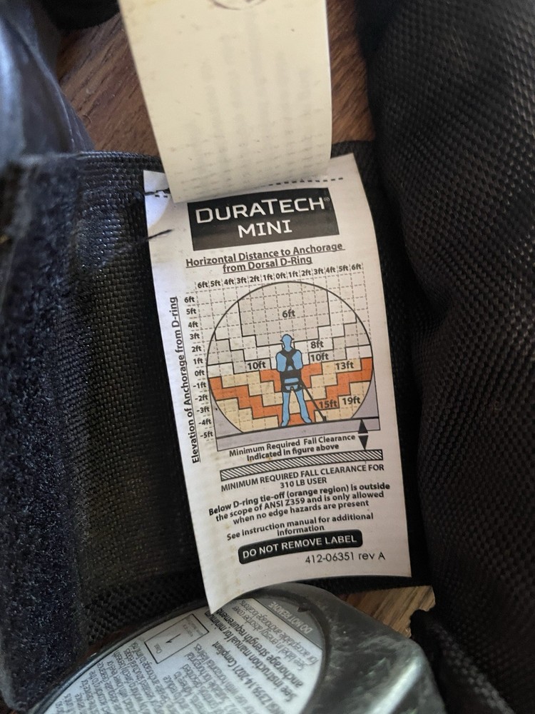 FallTech 72706TB3 Duratech 6' Mini Web Self-retracting Device