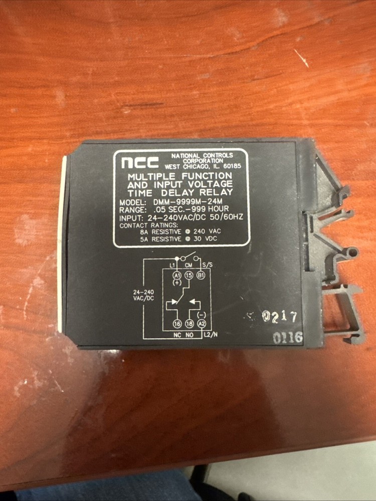 DMM-9999M-24M NCC TIME DELAY RELAY