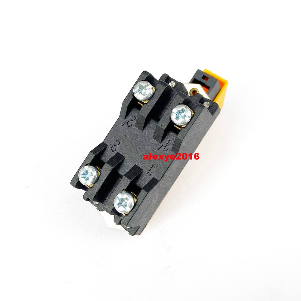 STH DKA-10 Switch 15A 125V AC Yellow Button with Red Small Locking Button