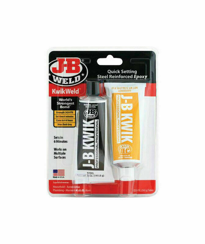 J-B Weld 8271 KwikWeld Professional Quick-Setting Cold-Weld Epoxy 10oz