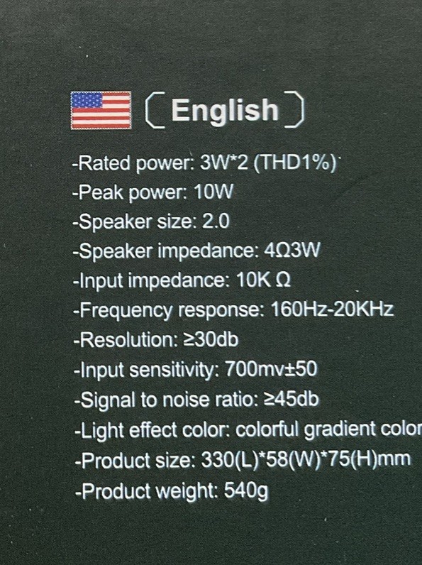 Aula Wind N-169b Gaming Speaker