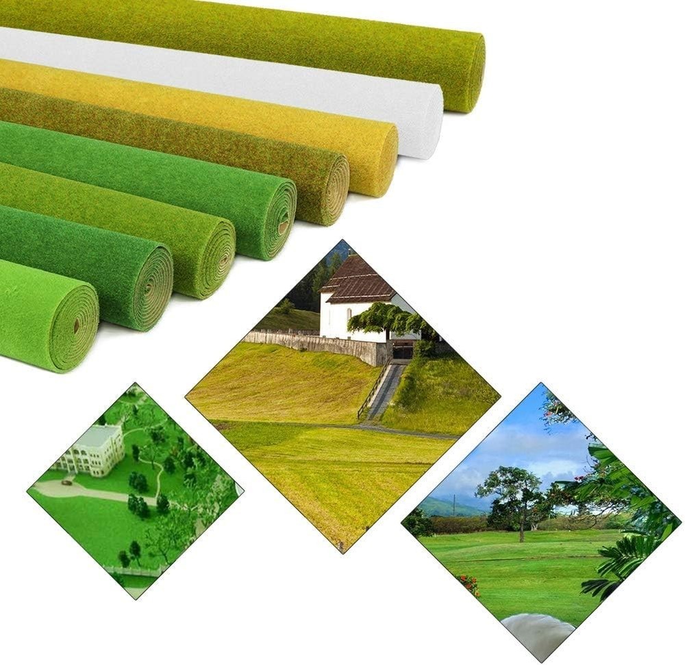 Durable Grass Green Model Mat 40 x 100cm - Elevate Your Decorative Projects