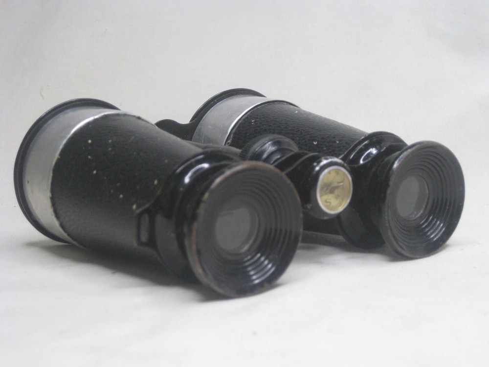 vintage binoculars binocular w/ built in dry compass