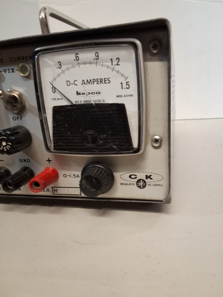 Vintage Kepco Regulated DC Power Supply Untested