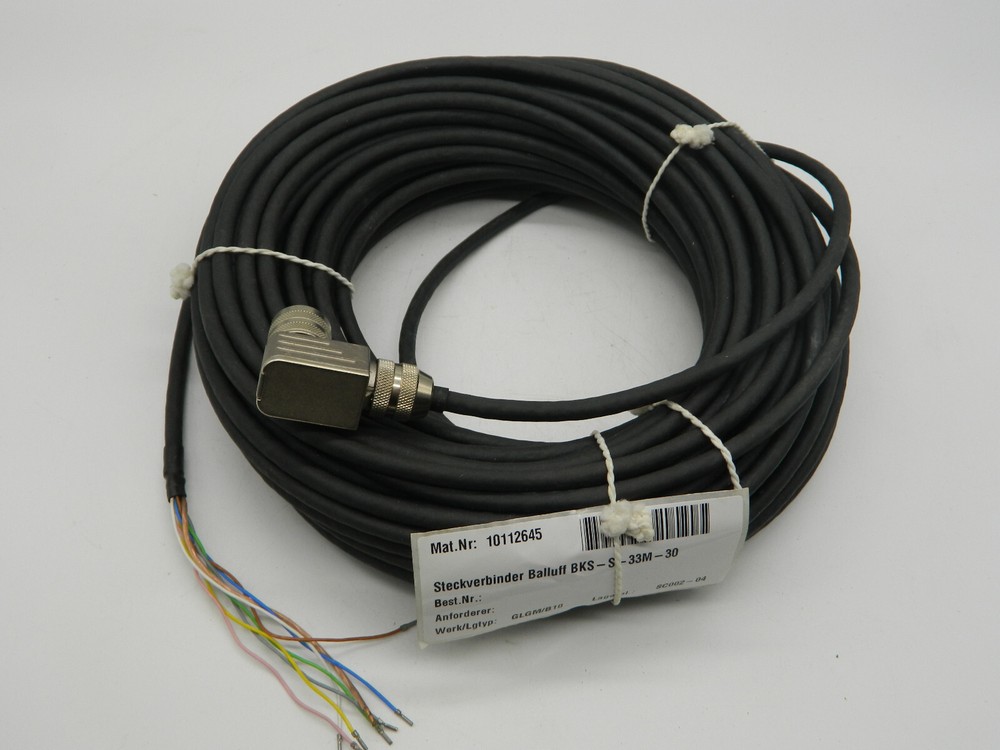 1x Balluff connection cables BKS-S 33M-30