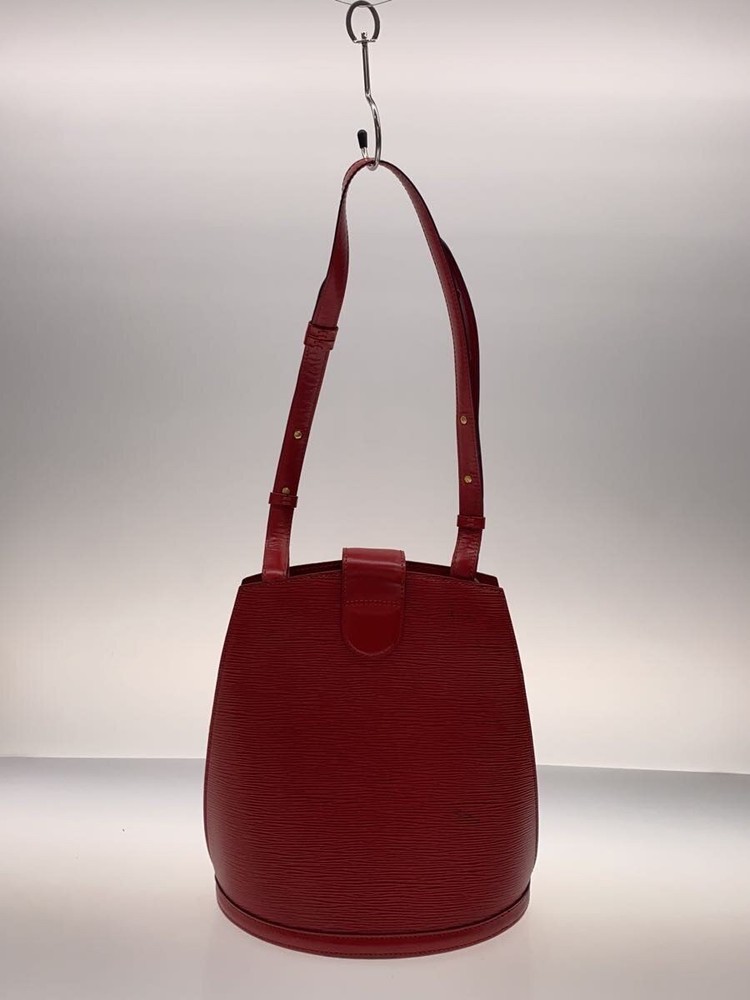 LOUIS VUITTON Shoulder Bag Cluny Epi M52257 Leather Red Used